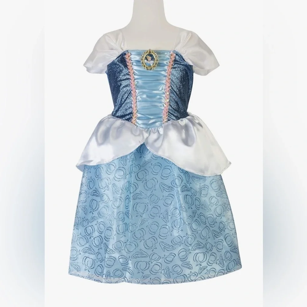 Disney Princess Cinderella Dress Costume for Girls, Perfect for Party, Halloween